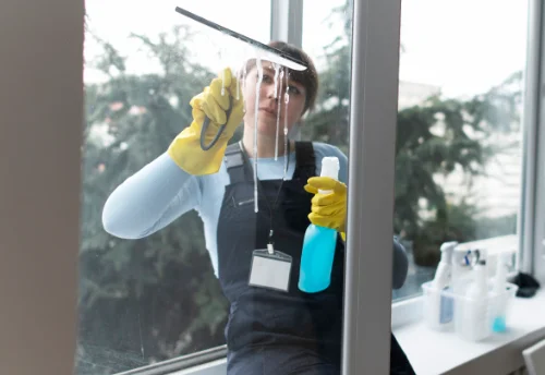 Nettoyage de vitres intérieures et extérieures à la Forêt-le-Roi